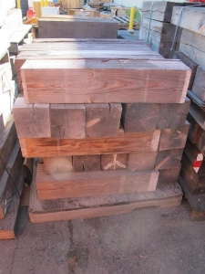 (4 PALLETS) DUNNAGE/CRIBBING 4'L X 8" HE X 8"W. LOADING & HANDLING FEE $15-4602